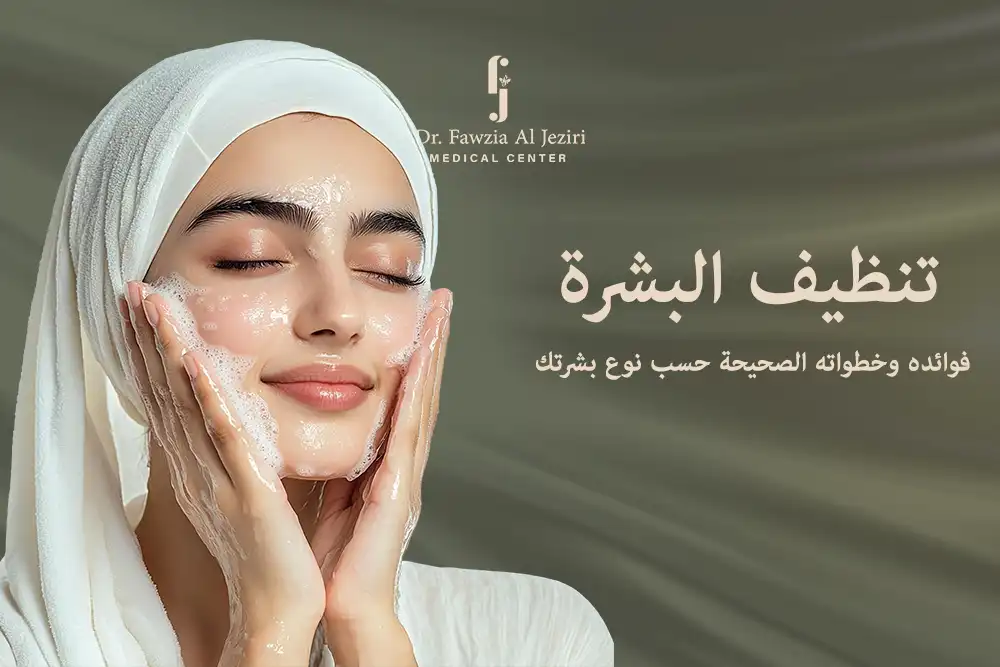 تنظيف البشرة: فوائده وخطواته الصحيحة حسب نوع بشرتك